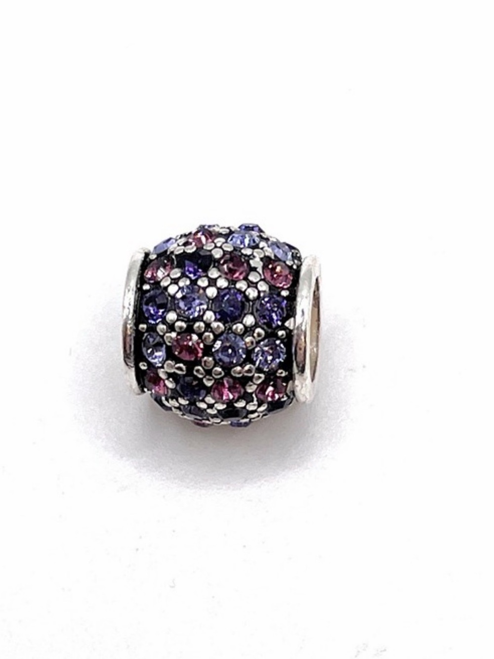 Brighton Purple SWAROVSKI CRYSTALS Charm/Spacer/Bead - 5081